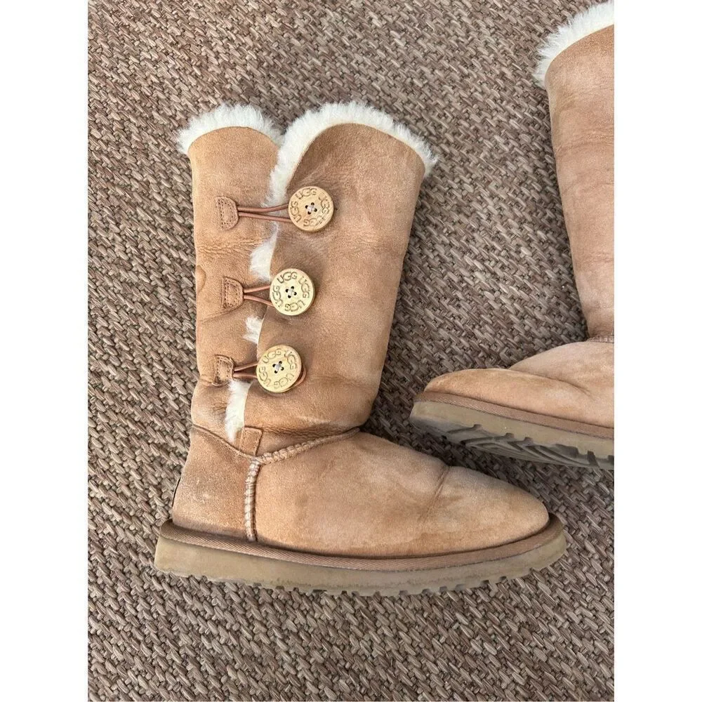 UGG boots with buttons